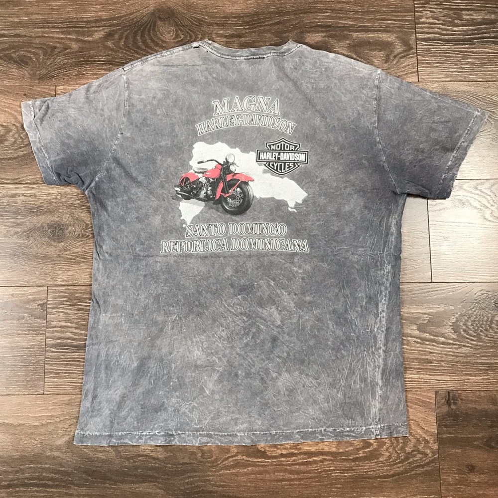 Harley-Davidson Santo Domingo Republica Dominicana Mens Vintage 2000’s T-Shirt L - Picture 3 of 7